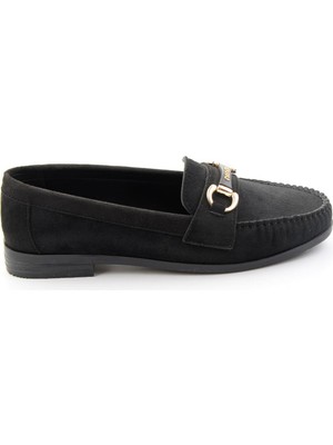 Bambi Siyah  Kadın Loafer Ayakkabı K01140006872