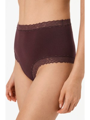 Penti Kahverengi Comfy Pamuklu Yüksel Bel Slip Külot