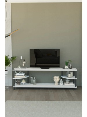 Remaks Neoline 150 cm Tv Ünitesi | Modern Tv Sehpası | - Beyaz