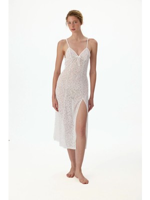 Penti Beyaz Bridal Delicate Sabahlık