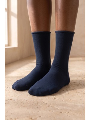 Katia & Bony Kadın Harold Bambu Lastiksiz Soket Çorap Lacivert