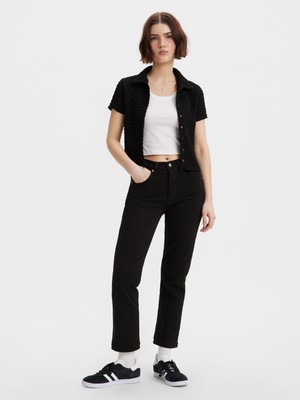 Levi's 501 Crop Siyah Kadın Jean Pantolon 36200-0085