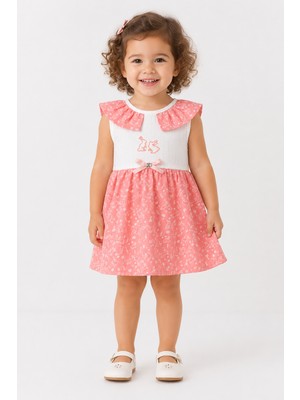 Baby Hola Kız Bebek Müslin Sıfır Kol Yazlık Elbise 15234