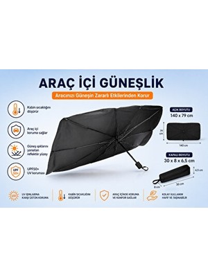 Solvéra Katlanabilir Oto Güneşlik, Pratik ve Güneşten Koruyan Çözüm Oto Güneşlik Perde