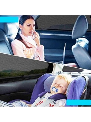 Solvéra Çift Adet Yan ve Arka Cam Güneşlikleri - Pratik Koruma Oto Güneşlik Perde