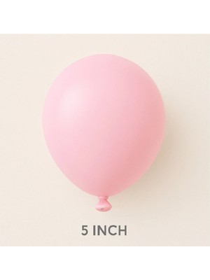 Niyet 5" Makaron Pembe Balon 100'LÜ - Dekorasyon - Doğum Günü - Parti - Süsleme