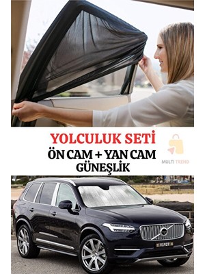 Solvéra Yan ve Ön Cam Güneşlik Seti, Koruma ve Güneşlik Oto Güneşlik Perde