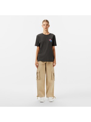 Tommy Hilfiger Loose Cargo Kadın Krem Pantolon