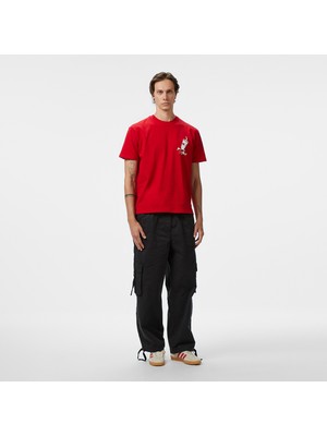 Tommy Hilfiger Loose Cargo Kadın Siyah Pantolon