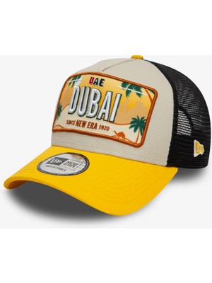 New Era License Plate Dubai Unisex Sarı Şapka