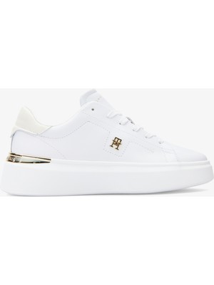Tommy Hilfiger Fashion Court Kadın Beyaz Sneaker