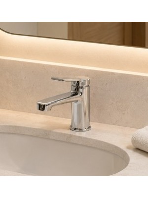 İTHAL Krom Tek Kollu Lavabo Bataryası – Modern Tasarım