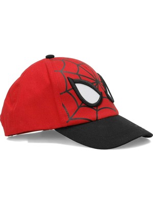 Spiderman Şapka Erkek Çocuk Kırmızı Spıd Cap-B