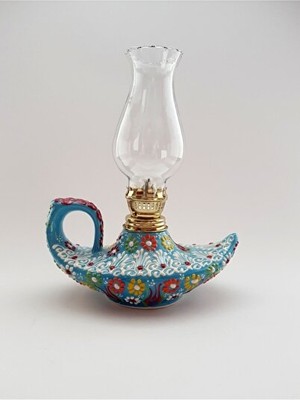 Maison Luré El Yapımı Alaaddin Gaz Lambası, Vintage ve Dekoratif Tasarım Masa ve Gece Lambası