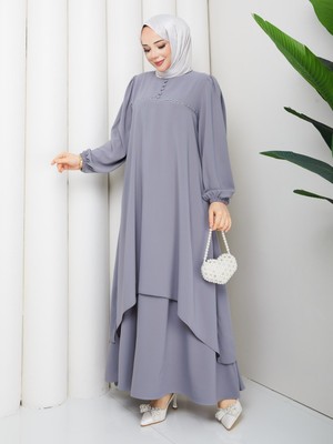 Rd Misstanbul Collection Medine Ipeği Etekli Takım Elbise