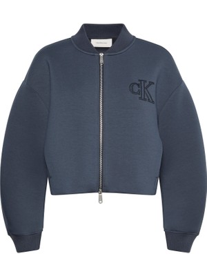 Calvin Klein Cropped Sporty Scuba Bomber