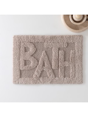 Yataş Flint Pamuklu Ayak Paspası 40 x 60 cm - Bej
