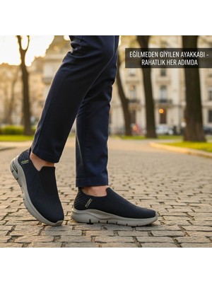 Bulldozer 241404 Erkek Ithal Ultra Comfort Taban  Slip-Ins Eğilmeden Giyilen Bağcıksız Spor Ayakkabı