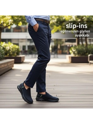 Bulldozer 241404 Erkek Ithal Ultra Comfort Taban  Slip-Ins Eğilmeden Giyilen Bağcıksız Spor Ayakkabı