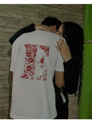 Touz Kiss Design E Harfi Oversize T-Shirt
