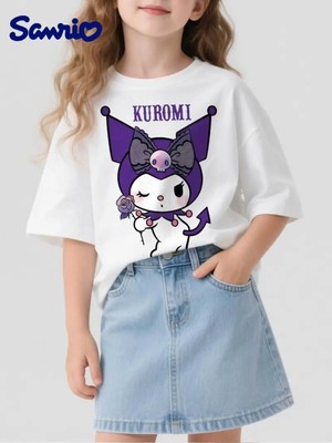 Touz Kuromi Kids Design Unisex Oversize T-Shirt