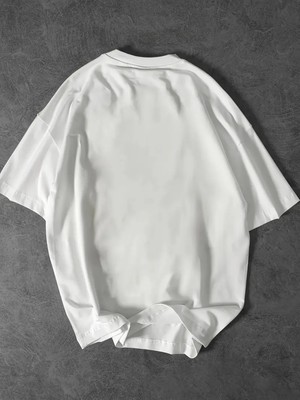 Touz Y2K Retro People Baskılı Unisex Oversize T-Shirt