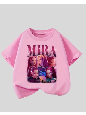 Touz Kpop Demon Hunterix Kids Design Unisex Oversize T-Shirt