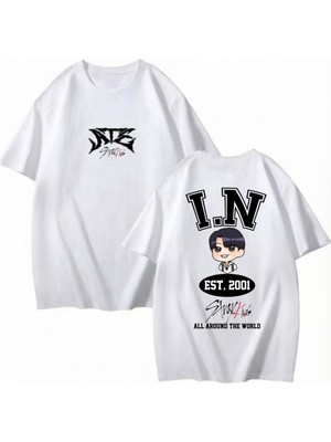 Touz Stray Kids Karma Baskılı Unisex Oversize T-Shirt