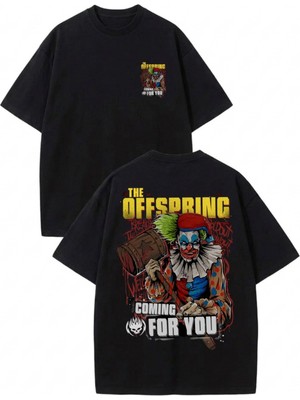 Touz The Offspring Baskılı Unisex Oversize T-Shirt
