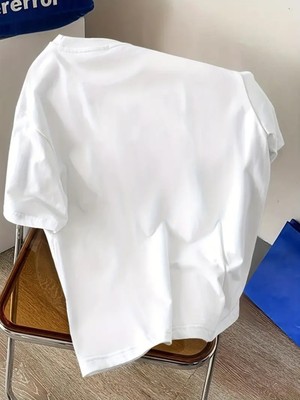 Touz Waves Baskılı Unisex Oversize T-Shirt