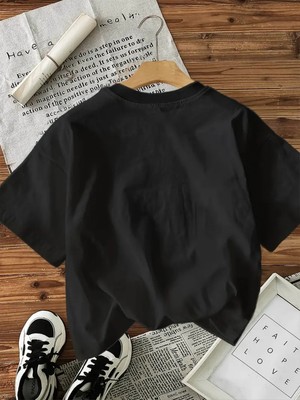Touz Floral Print Vintage Baskılı Unisex Oversize T-Shirt