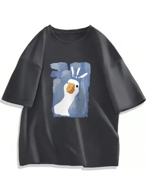 Touz Curious Duck Baskılı T-Shirt