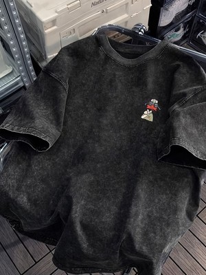 Touz Vintage Duck Yıkamalı Oversize T-Shirt