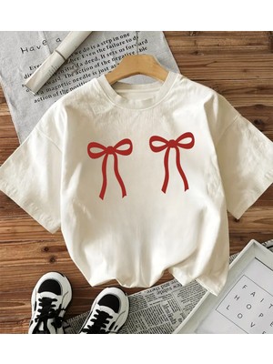 Touz Fiyonk Baskılı Oversize Tshirt
