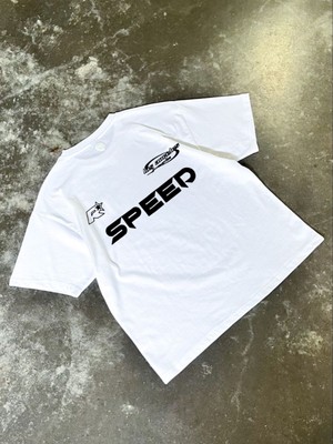 Touz Yıkamalı Speed Oversize Vintage T-Shirt