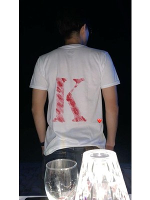 Touz Kiss Design K Harfi Oversize T-Shirt