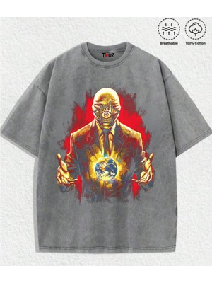 Touz 20TH Century Boys Friend Tomodachi Baskılı Unisex Oversize T-Shirt