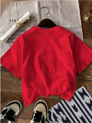 Touz Crybaby Kids Design Unisex Oversize Tişört