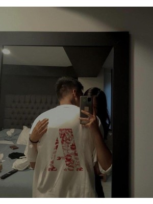 Touz Kiss Design A Harfi Oversize T-Shirt