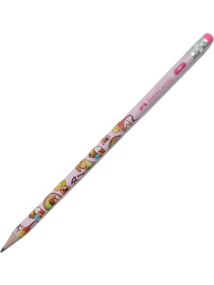 Faber-Castell 2b Jimnastik Silgili Kurşun Kalem-Renk Seçenekli