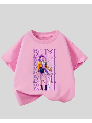 Touz Kpop Demon Hunters Kids Design Unisex Oversize T-Shirt