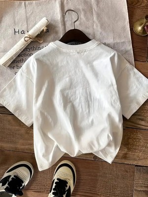 Touz More Spaghetti Less Upsetti Baskılı Unisex Oversize T-Shirt