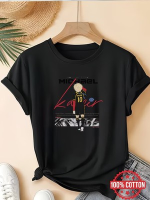 Touz Anime Blue Lock Micheal Kaiser Baskılı Unisex Oversize T-Shirt