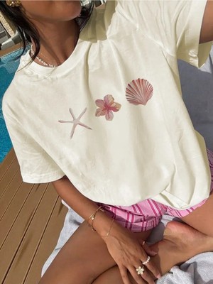Touz Summer Pinterest Design Unisex Oversize T-Shirt