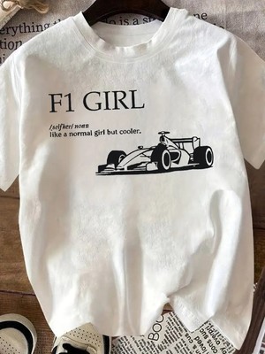 Touz F1 Girl Design Unisex Oversize T-Shirt