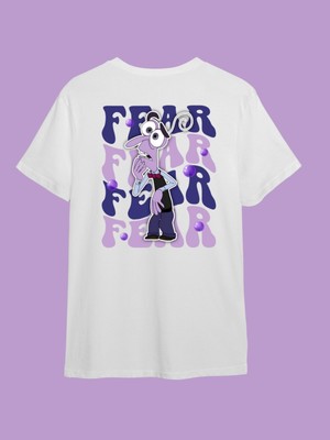 Touz Ters Yüz Karakterler Ön Arka Baskı  Unisex T-Shirt