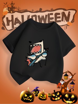 Touz Rock 'n' Domo Graphic Baskılı Unisex Oversize T-Shirt
