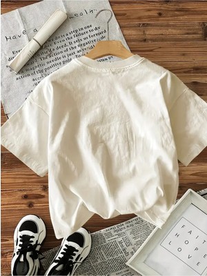 Touz The Best Bear Baskılı Unisex Oversize T-Shirt