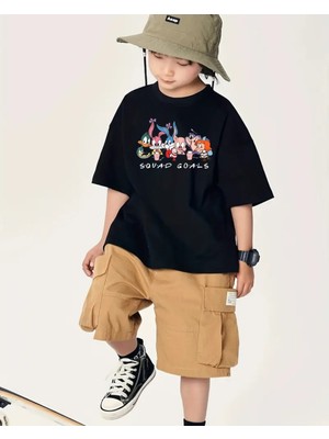Touz Squad Goals Kids Baskılı T-Shirt
