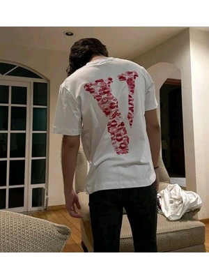 Touz Kiss Design V Harfi Oversize T-Shirt